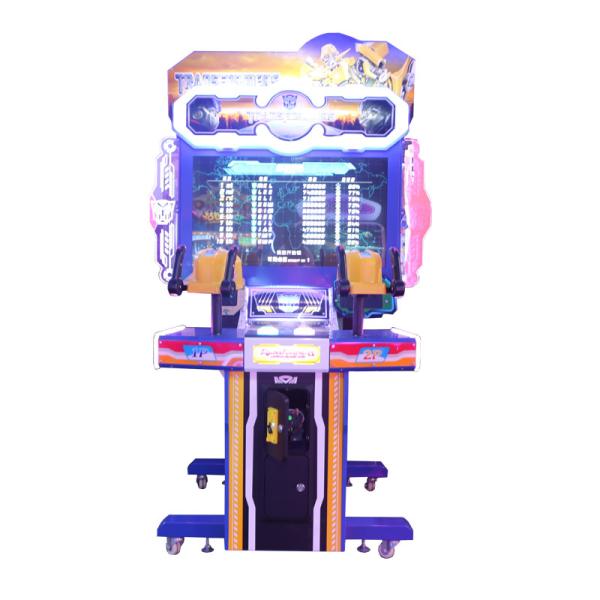 Interactive 2 Players Transformer Shooting Arcade Machine