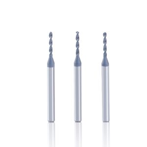 3.175mm CNC Carbide End Milling Cutters Spiral Double Flute Bit For PCB