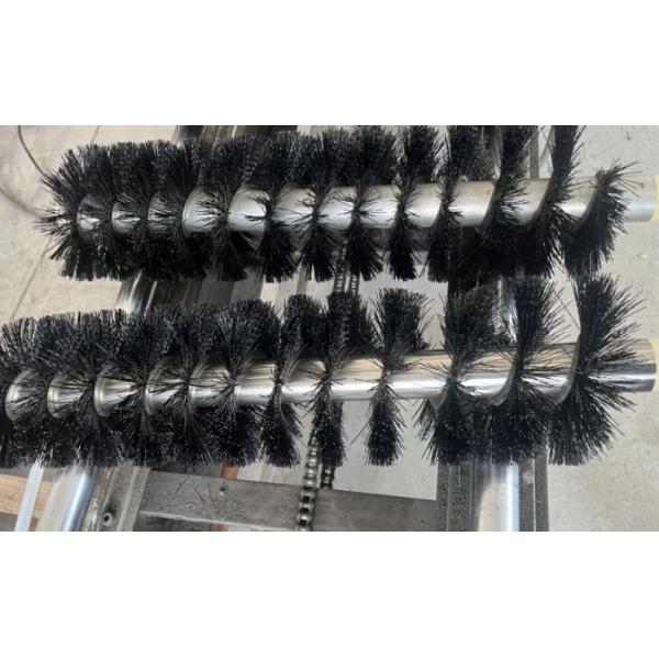 Cylindrical Conveyor Cylinder Brush For Chicken Breading Table Part