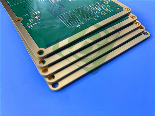12-Layer Rigid PCB with 370HR Base Material, 1.6mm Thickness, Green Solder Mask, and ENIG Finish