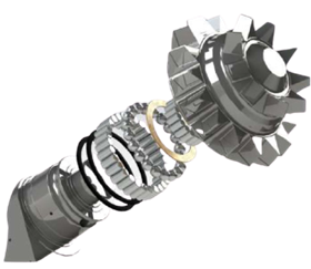 Mill Tooth Tricone Bit 13-1/4 "API Three Cone Bits IADC 127 of Oil Mining Drilling Well
