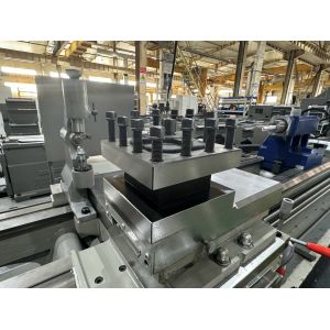 SMTCL Horizontal Lathe CW6163B Metal Manual Lathe 1000mm Spindle Bore 104 Heavy