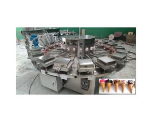 Quality Customized Voltage Rolled Sugar Cone Baking Machine for Newly Designed Ice Cream Cones for sale