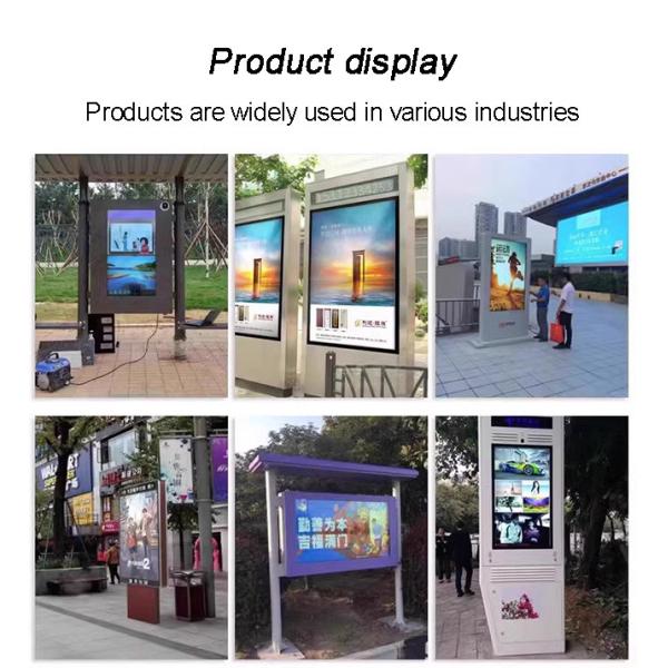 Digital Outdoor Totem with Anti-Reflective Screen and High Durability for Public Spaces OEM Wholesale
