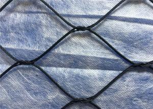 Quality Softly Flex Decorative Wire Mesh Fencing , PVC / Nylon Woven Rope Mesh for sale