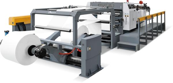High Speed Two Rolls Paper Sheet Cutter Machine Servo Precision Paper Cutter
