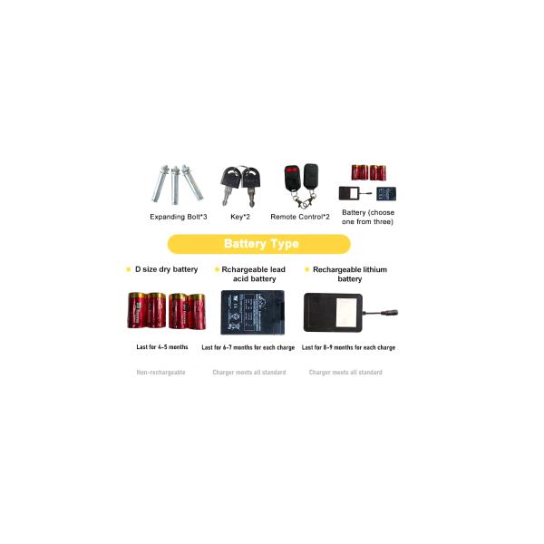 Weatherproof Smart Parking Lock Parking Space Locking Device