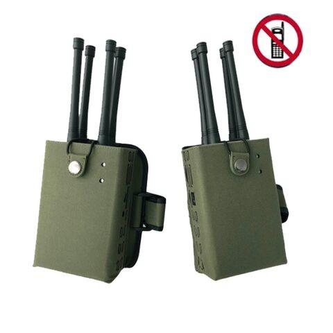 Buy Mobile Phone Signal Handheld 5G Jammer Mobile Phone Jammer Remote Control Jammer 4 Bands 8-10W Per Band 2 x PCB-2040 at wholesale prices