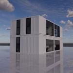 Customizable Flat Package Prefabricated House with Modern Design Style and