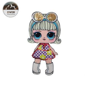 Quality Handmade LOL Woven Badges Personalised , Eco Friendly Sequin Custom Printed Patches for sale