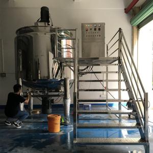 China 1000L Rotor Stator Liquid Soap Homogenizer Mixer Machine with Electricity Heating on sale