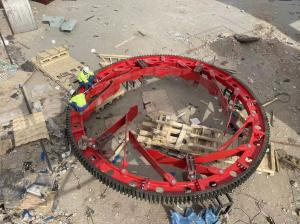 China Girth Gear Spares Parts Of Rotary Kiln In Different Production Line on sale