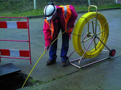 Traceable Duct Rodder with Copper or Steel Wire for High-Conductivity and Flexible Cable Installation