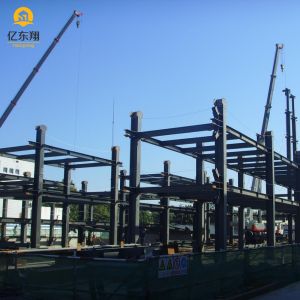 Fast Large Span Prefabricated Steel Structure Building With Glass Magnesium