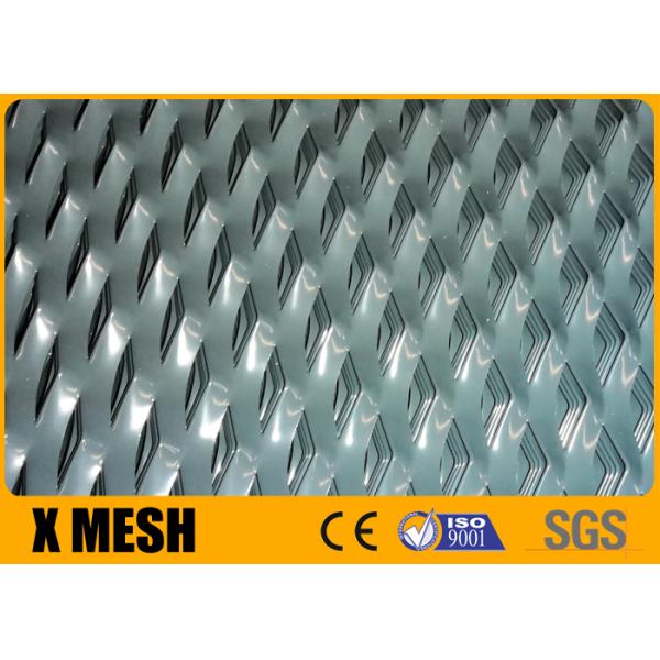 Grey Aluminum Expanded Metal Sheet Plate 2mm Thickness