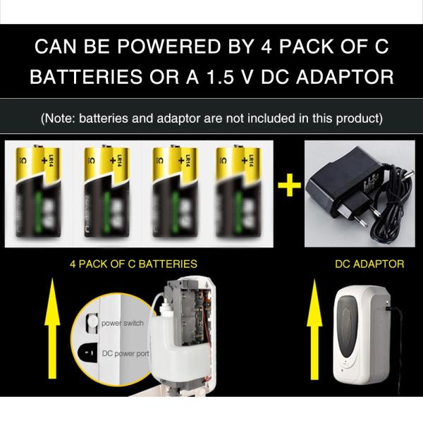 Hospital / School Foam Hand Sanitizer Dispenser Wall Mounted With Automatic Sensor