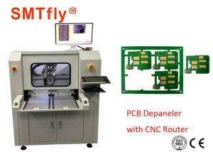Stand Alone CNC PCB Depaneling Router Machine With 80mm/S , 0.1mm Cutting Precision