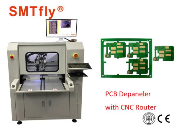 Buy Stand Alone CNC PCB Depaneling Router Machine With 80mm/S , 0.1mm Cutting Precision at wholesale prices