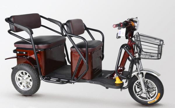 Buy Waterproof Motor 2 Seat Electric Tricycle Adult Motorized Tricycle For Passenger at wholesale prices