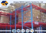 High Densities Push Back Pallet Racking Storage With Three / Four Deep Systems