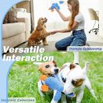 Dog Chew Toys for Aggressive Chewers, Indestructible Tough Squeaky Interactive