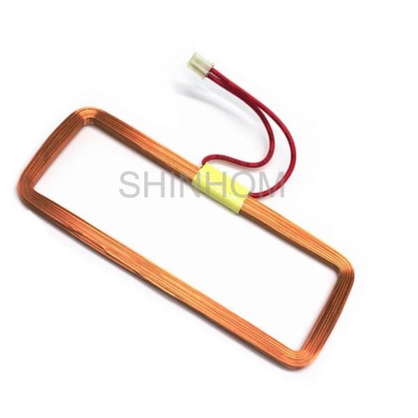 125KHZ RFID Antenna Air Core Coil , Coreless / Bobbinless Coil Copper Winding Inductor