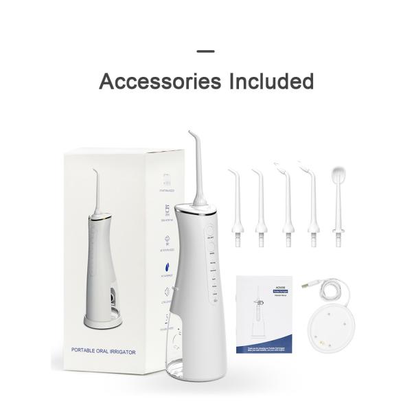 Cordless Mini Portable Water Flosser With Rechargeable Oral Irrigator