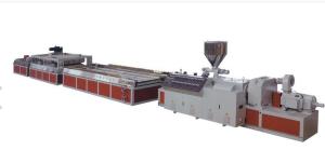China WPC Display Board Wood Plastic Composite Extrusion Line , WPC Foam Board Machine on sale