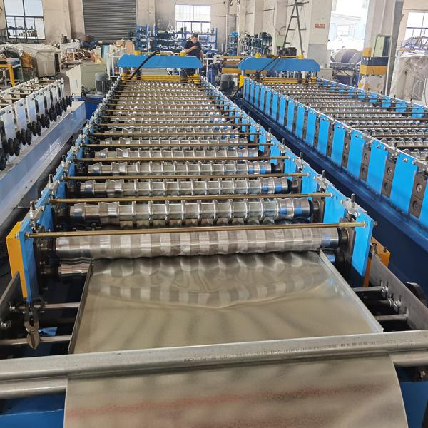 Double Layer Roofing Sheet Machine IBR Making Machine Colored Glaze Steel