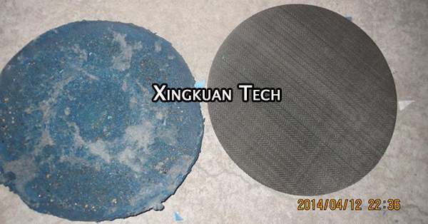 Plain Steel Iron Filter Wire Mesh Screen Discs For Plastic Extrusion