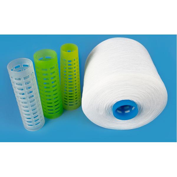Stock Lot 40/2 Spun Polyester Yarn Raw White