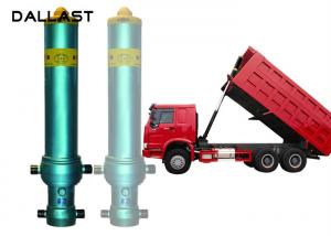 Quality 3 4 5 Stage Long Stroke Hydraulic Cylinder Lifting 13 - 90 Ton Dump Truck Tipper for sale