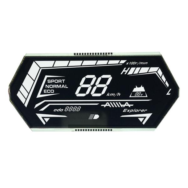 Buy VATN Alphanumeric Segment LCD Display For Speedometer Odometer Meter Front Screen at wholesale prices
