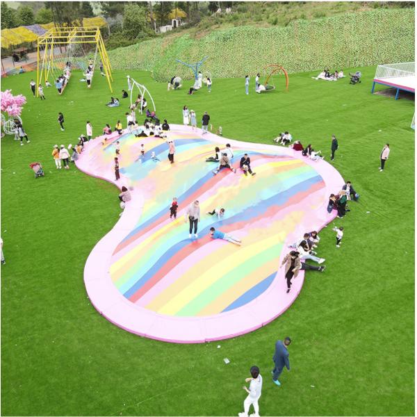 Mini Trampoline Outdoor Park Equipments small Playground