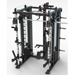 Quality Indoor Multi Function Smith Machine All In One Gym Equipment With Weight Stacks for sale