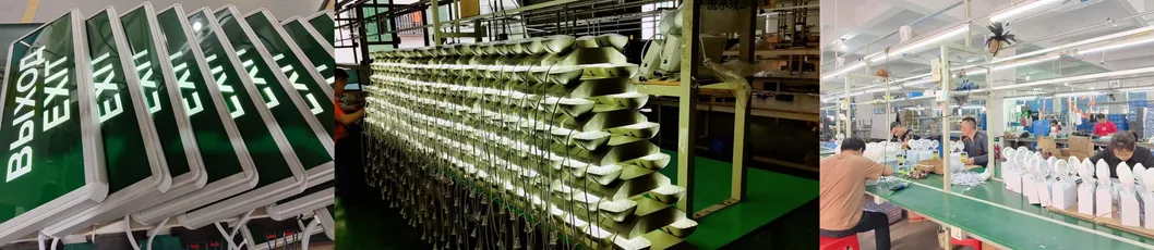 Factory Price ABS PC IP43 3W Back up Lithium Battery LED Emergency Spot Light for School Hospital Subway Train Stations Shopping Center Supermarket Hotel