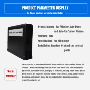 Sensitive Automatic Power Window Roll Up Module Intelligent Quick Lock Unlocking