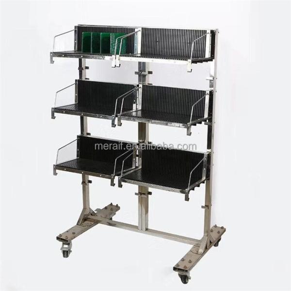 Buy Factory price PCB storage Antistatic cart with racks/Hanging basket PCB Storage trolley/Antistatic PCB Rack trolley at wholesale prices
