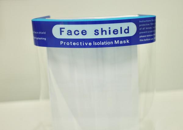 Buy Anti Fog Disposable Face Shield Protective Cover Transparent Color Lightweight at wholesale prices