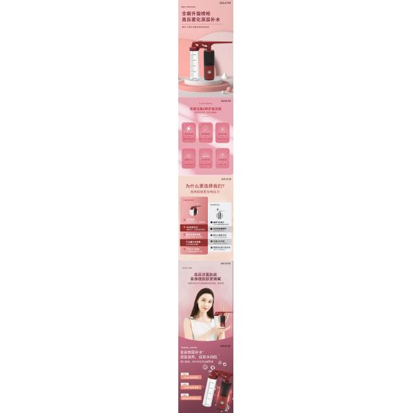 Face Essence Liquid Oxygen Injector High Pressure USB 850MA