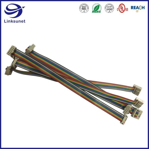 Control Panel Wire Harness with Epic Circular 2.54mm IDC Connector add 3M Ribbon