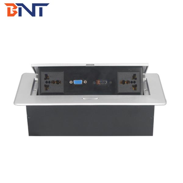 Smart Office Pop Up Socket / Multimedia Desktop Socket For Conference Room