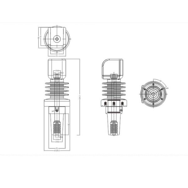 12kv Epoxy Resin Bushing Insulator Base Fit With Environmental Protection Switchgear