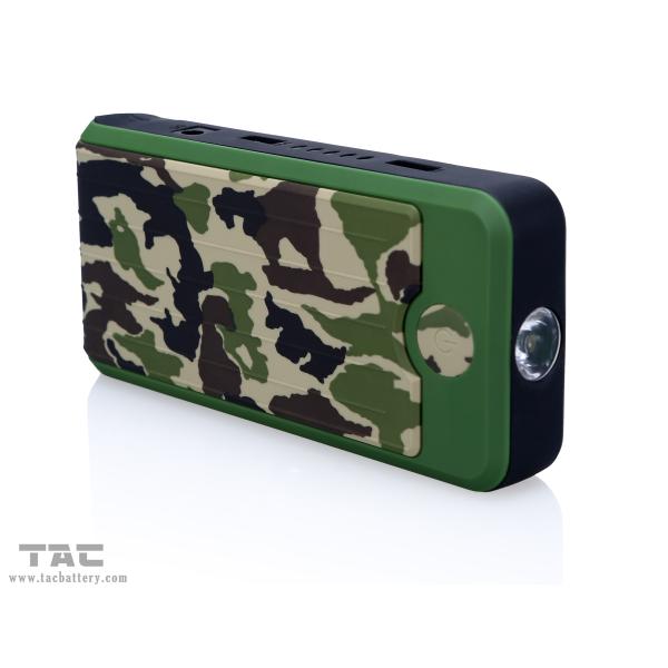 12000mah Arm Green most powerful portable jump starter with Double USB