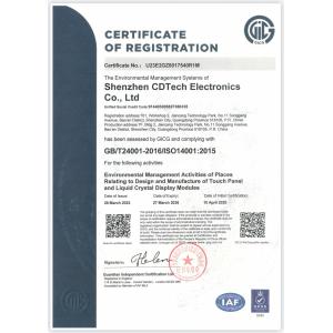 Shenzhen Kadi Display Technology Co., Ltd Certifications