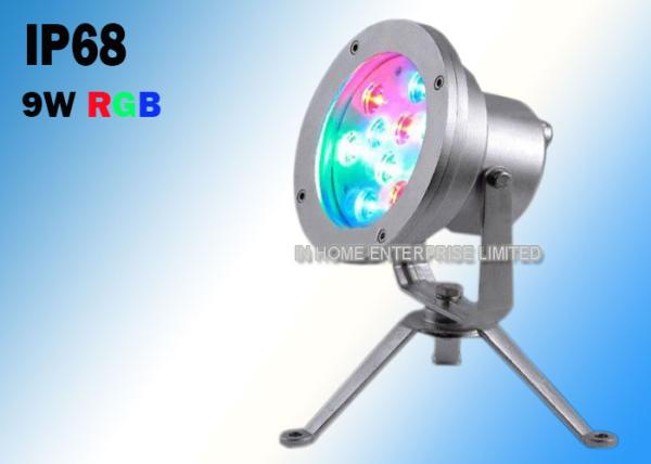 Buy 9W RGB IP68 Waterproof Underwater Led Lights Support DMX 512 Controller at wholesale prices