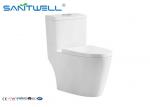 Chaozhou Popular Models Economic dual flush WC flush rimless single piece toilet