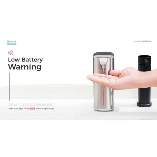 Bathroom Automatic Liquid Foam Soap Pump With Touch-Free Rechargeable Technology And Waterproof Design