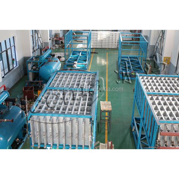 2000 KG TECUMSEH Compressor 15 Ton Container Block Ice Machine with Mobile Plant