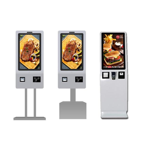 Wall Mounting LCD Screen Kiosk 21.5 Inch Self Service Payment For Restaurant